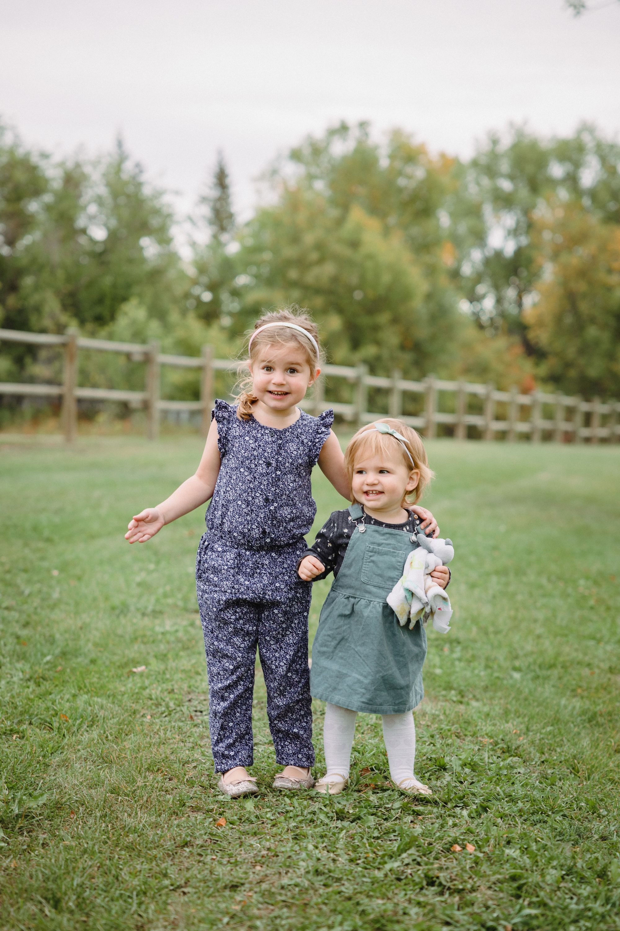 Emryn at 3 1/2 years old. Shae at 1 1/2 years old. For my recollection, of course.